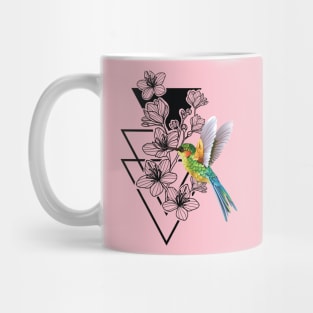 Humming Bird Boho T-shirt Mug